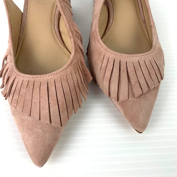 M. GEMI 'The Sagra' Fringe Slingback Pumps‎ w/ Dust Bag (NWOB) - Picture 7 of 12
